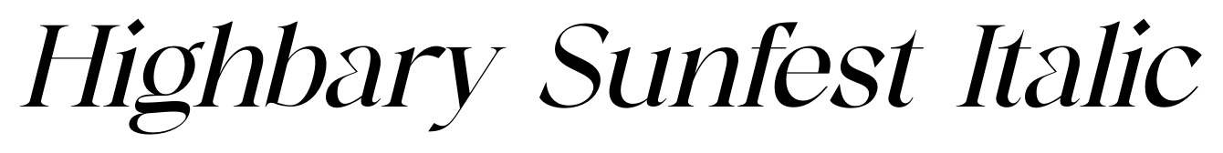 Highbary Sunfest Italic